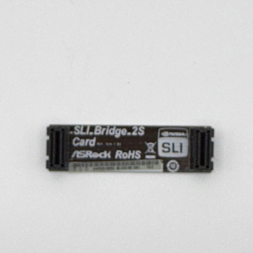 ASRock NVIDIA SLI Bridge 2S Card Dual Graphics Card Bridge Black